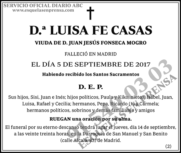 Luisa Fe Casas